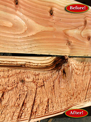 raw lumber to hand hewn siding