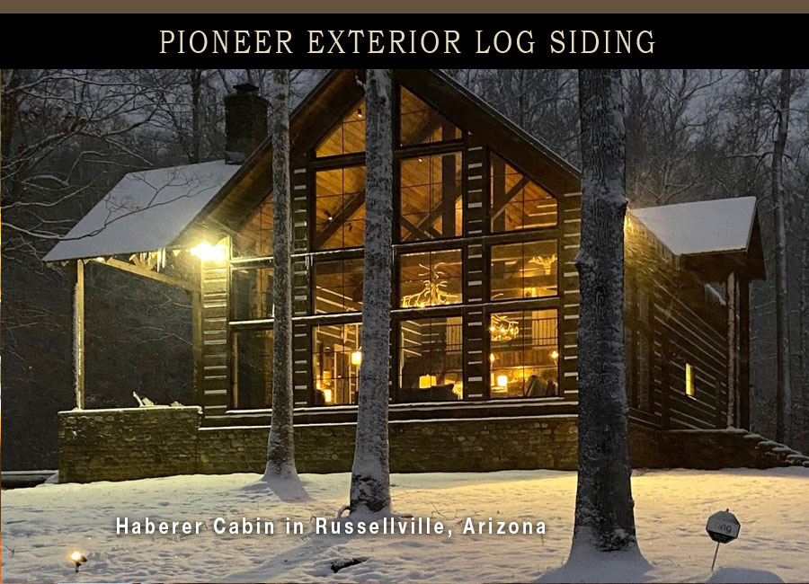 artificial log siding for homes